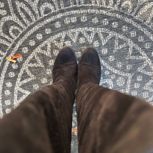 Stuart Weitzman 'Hijack' 50/50 Over the Knee Suede Boot w/ Dust Bag - Picture 6 of 9